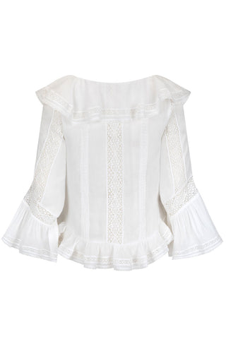 fleur-lace-frill-blouse
