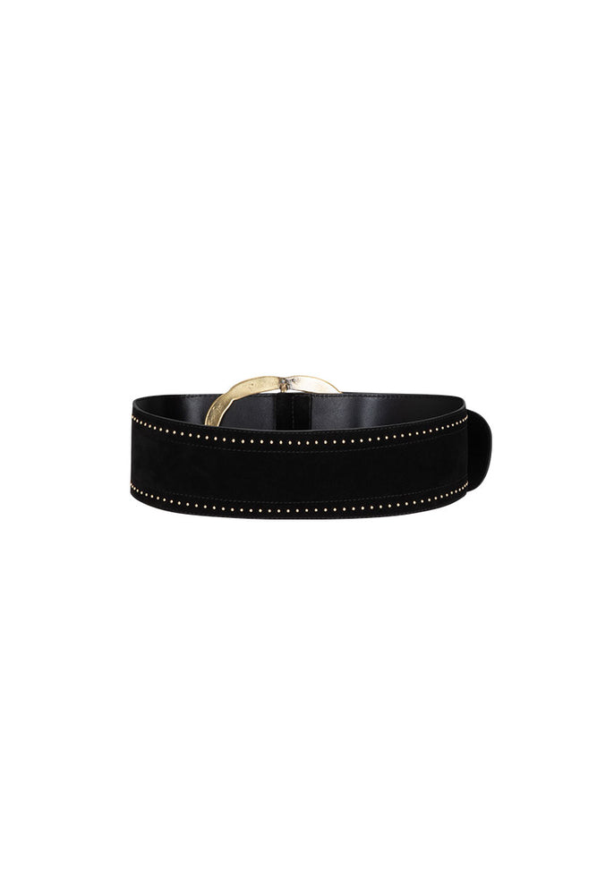 Cabana Studded Suede Belt
