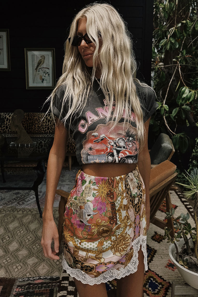 Lovers & Dreamers Lace Mini Skirt