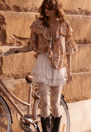 Stealing Beauty Short Sleeve Blouse